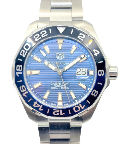 TAG Heuer（タグ・ホイヤー）TAG Heuer (タグホイヤー) アクアレーサー キャリバー7 GMT REF.WAY201T.BA0927 ブルー サイズ:43ｍｍの古着・服飾アイテム