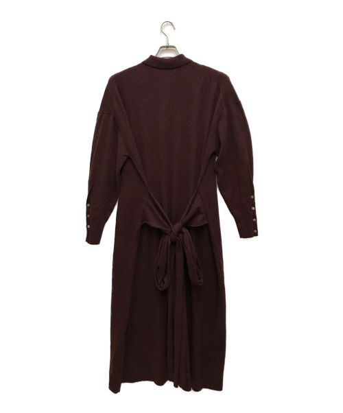 CASA FLINE（カーサフライン）CASA FLINE (カーサフライン) ニットワンピース ボルドー サイズ:Fの古着・服飾アイテム