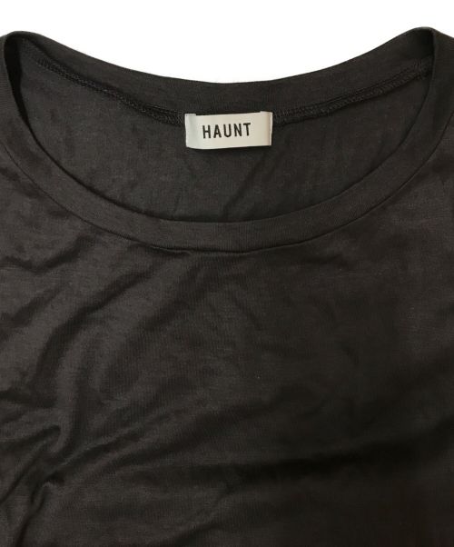 haunt（ハウント）haunt (ハウント) ノースリーブワンピース　カットソーワンピース ブラウン サイズ:SIZE Mの古着・服飾アイテム