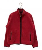 THE NORTH FACEザ ノース フェイス）の古着「フリースジャケット　ジップアップボアジャケット」｜レッド