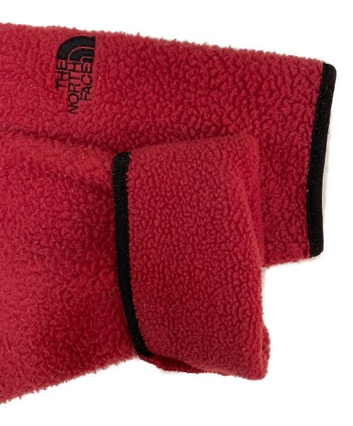 THE NORTH FACE（ザ ノース フェイス）THE NORTH FACE (ザ ノース フェイス) フリースジャケット　ジップアップボアジャケット レッド サイズ:SIZE Mの古着・服飾アイテム