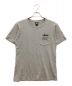 stussy（ステューシー）の古着「ポケットTシャツ　クルーネック　ロゴ　コットン」｜グレー