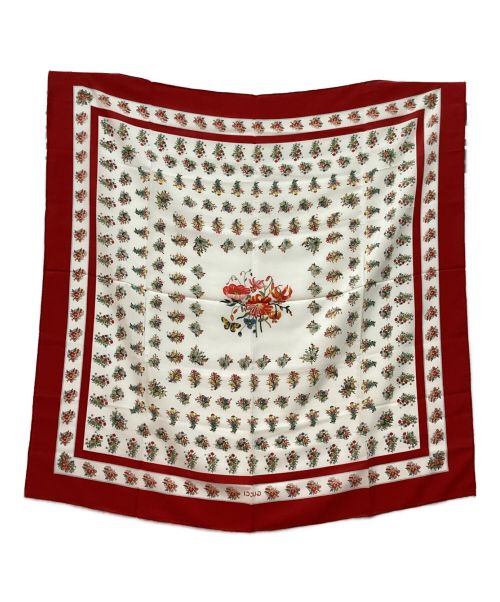 GUCCI（グッチ）GUCCI (グッチ) スカーフ ホワイト×レッドの古着・服飾アイテム