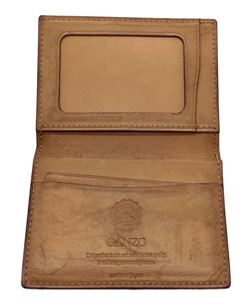 GANZO（ガンゾ）GANZO (ガンゾ) レザーパスケース　カードケース　 ブラックの古着・服飾アイテム