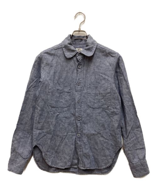 Needles（ニードルズ）Needles (ニードルズ) リネンシャツ インディゴ サイズ:XSの古着・服飾アイテム