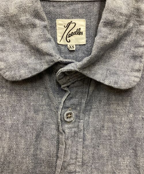 Needles（ニードルズ）Needles (ニードルズ) リネンシャツ インディゴ サイズ:XSの古着・服飾アイテム