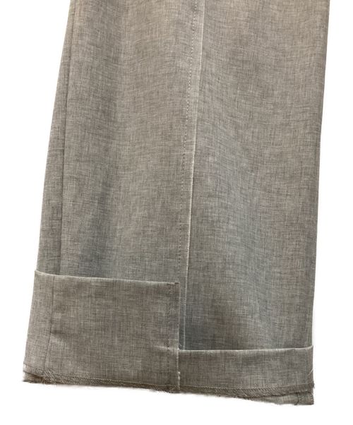 soduk（スドーク）soduk (スドーク) センタープレスパンツ グレー サイズ:表記なしの古着・服飾アイテム