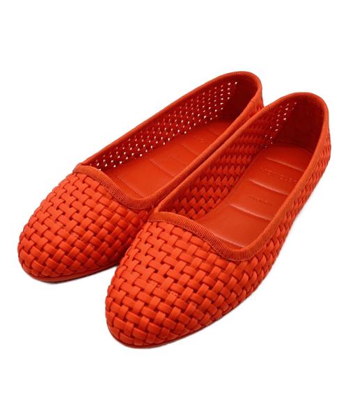 MONCLER（モンクレール）MONCLER (モンクレール) メッシュフラットシューズ オレンジ サイズ:37の古着・服飾アイテム