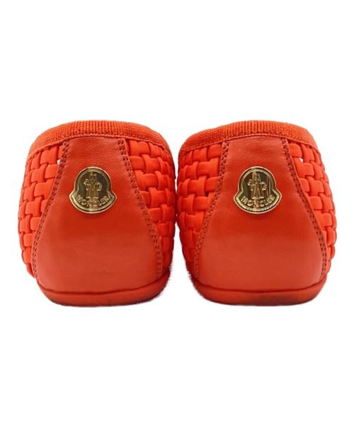 MONCLER（モンクレール）MONCLER (モンクレール) メッシュフラットシューズ オレンジ サイズ:37の古着・服飾アイテム