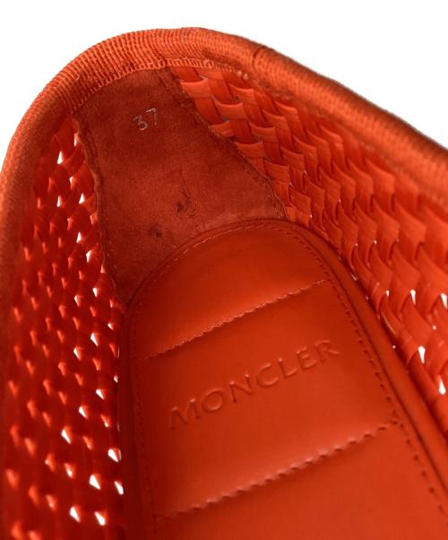 MONCLER（モンクレール）MONCLER (モンクレール) メッシュフラットシューズ オレンジ サイズ:37の古着・服飾アイテム