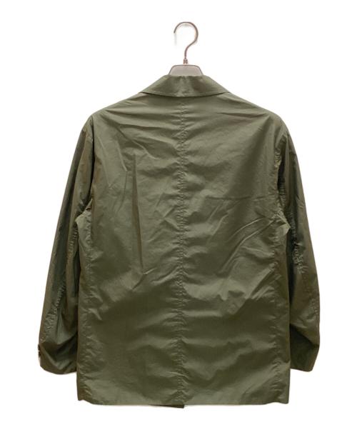 TOMORROW LAND（トゥモローランド）TOMORROW LAND (トゥモローランド) スーピマコットンタイプライター 4Bダブルブレステッドジャケット グリーン サイズ:XSの古着・服飾アイテム
