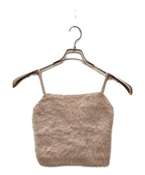 Snidel（スナイデル）Snidel (スナイデル) ファーライクアンサンブルニットプルオーバー ピンク サイズ:Ｆの古着・服飾アイテム