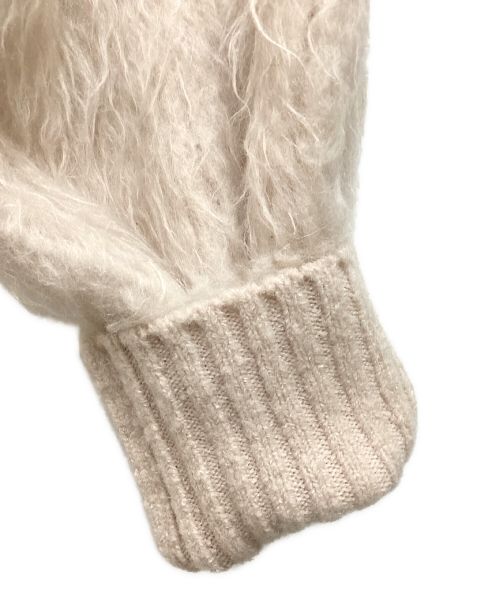 Snidel（スナイデル）Snidel (スナイデル) ファーライクアンサンブルニットプルオーバー ピンク サイズ:Ｆの古着・服飾アイテム