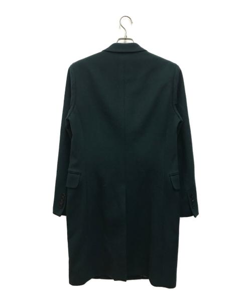 PAUL SMITH（ポールスミス）PAUL SMITH (ポールスミス) ウールカシミヤチェスターコート グリーン サイズ:SIZE Mの古着・服飾アイテム