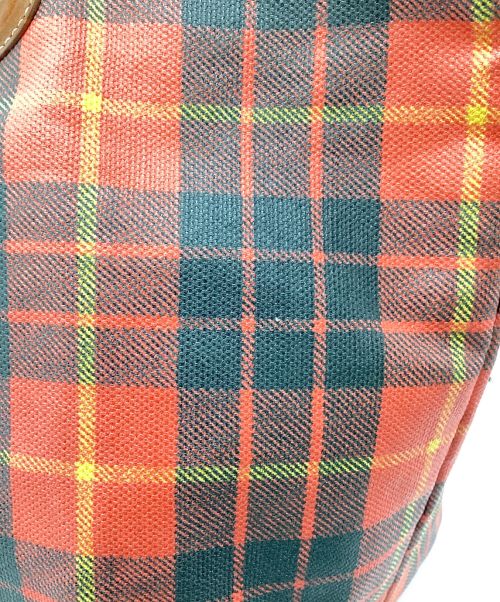 Felisi（フェリージ）Felisi (フェリージ) タータンチェック柄トートバッグ　 ブラウンの古着・服飾アイテム