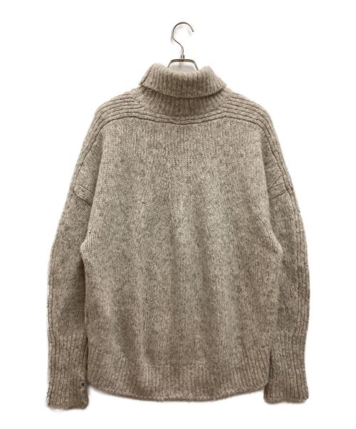 HYKE（ハイク）HYKE (ハイク) アルパカ混タートルネックニット　オーバーサイズ グレー サイズ:1の古着・服飾アイテム
