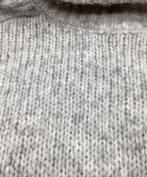 HYKE（ハイク）HYKE (ハイク) アルパカ混タートルネックニット　オーバーサイズ グレー サイズ:1の古着・服飾アイテム