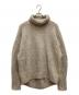 HYKE（ハイク）の古着「アルパカ混タートルネックニット　オーバーサイズ」｜グレー