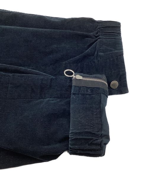 KRIS VAN ASSCHE（クリス ヴァン アッシュ）KRIS VAN ASSCHE (クリス ヴァン アッシュ) コーデュロイパラシュートパンツ　00S ブラック サイズ:46の古着・服飾アイテム