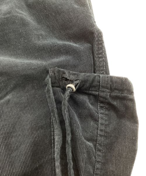 KRIS VAN ASSCHE（クリス ヴァン アッシュ）KRIS VAN ASSCHE (クリス ヴァン アッシュ) コーデュロイパラシュートパンツ　00S ブラック サイズ:46の古着・服飾アイテム