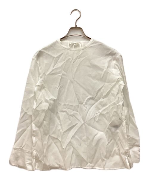 Mila Owen（ミラオーウェン）Mila Owen (ミラオーウェン) シアーブラウスニットベアパンツ3点SET ホワイトの古着・服飾アイテム