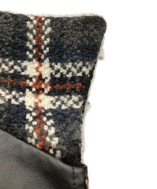 CITY（シティ）CITY (シティ) チェックコート ブラック サイズ:1の古着・服飾アイテム