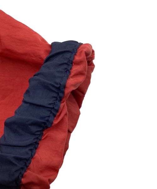 NIKE（ナイキ）NIKE (ナイキ) 古着バックビッグスウォッシュナイロンジャケット　刺繍タグ　90S 　バイカラー ネイビー×レッド サイズ:XL(BOYS)の古着・服飾アイテム