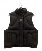 BREATHブレス）の古着「TECH PIPING DOWN VEST / テックパイピング ダウンベスト　23AW」｜ブラック