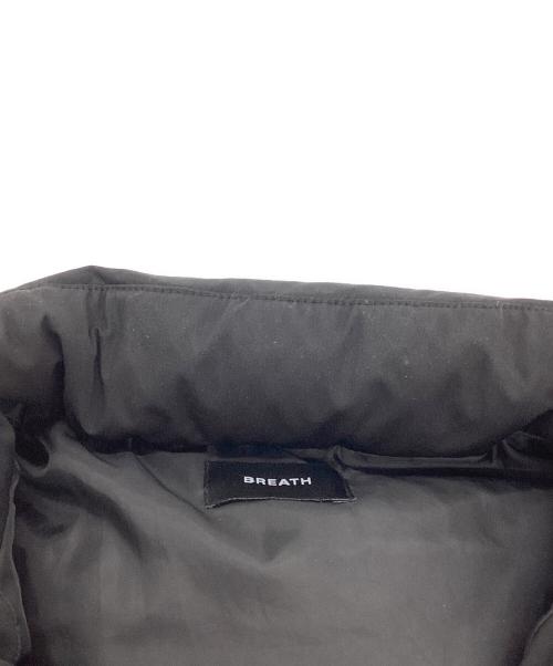 BREATH（ブレス）BREATH (ブレス) TECH PIPING DOWN VEST / テックパイピング ダウンベスト　23AW ブラック サイズ:Mの古着・服飾アイテム