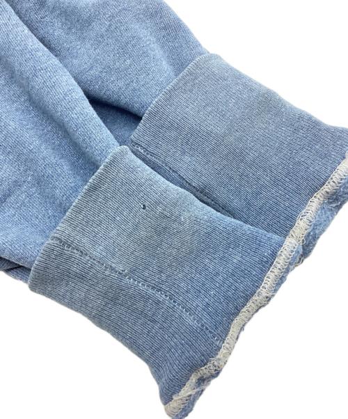 Champion REVERSE WEAVE（チャンピオン リバース ウィーブ）Champion REVERSE WEAVE (チャンピオン リバース ウィーブ) 90S パーカー　ワンポイント刺繍　USA製 ブルー サイズ:MEDIUMの古着・服飾アイテム