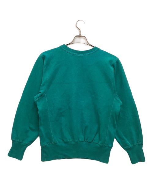 Champion REVERSE WEAVE（チャンピオン リバース ウィーブ）Champion REVERSE WEAVE (チャンピオンリバースウィーブ) 90S MYSTIC刺繍スウェット　クルーネック　USA製 グリーン サイズ:MEDIUMの古着・服飾アイテム