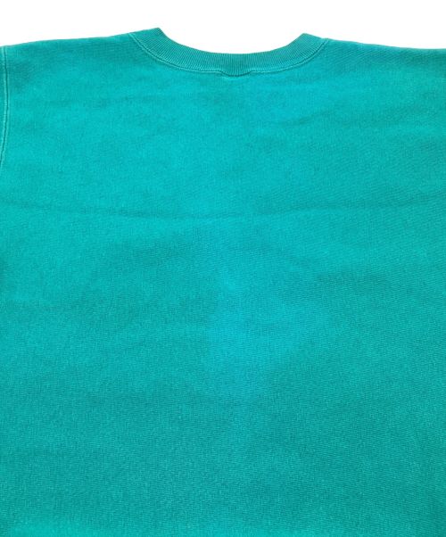 Champion REVERSE WEAVE（チャンピオン リバース ウィーブ）Champion REVERSE WEAVE (チャンピオンリバースウィーブ) 90S MYSTIC刺繍スウェット　クルーネック　USA製 グリーン サイズ:MEDIUMの古着・服飾アイテム