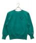 Champion REVERSE WEAVE（チャンピオンリバースウィーブ）の古着「90S MYSTIC刺繍スウェット　クルーネック　USA製」｜グリーン
