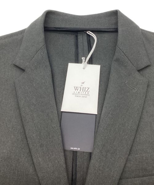whiz limited（ウィズリミテッド）whiz limited (ウィズリミテッド) 2Bテーラードジャケット　カジュアル グレー サイズ:LARGEの古着・服飾アイテム