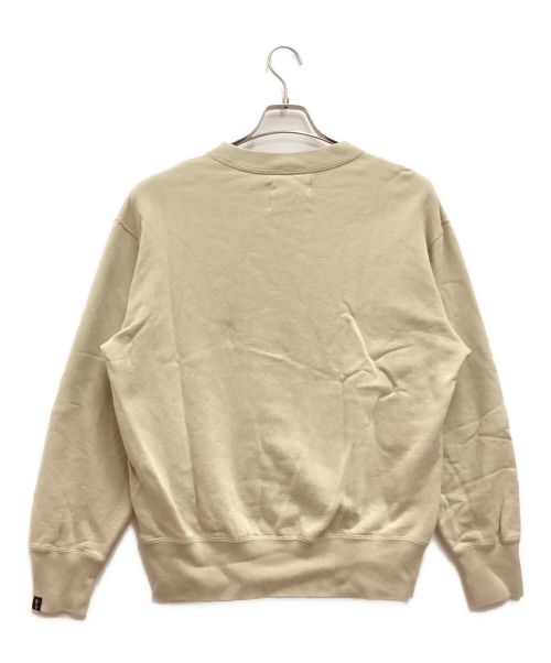 MHL（エムエイチエル）MHL (エムエイチエル) LOOPWHEELER (ループウィラー) LIGHT LOOPBACK COTTON CN / ライトループバックコットンクルーネック　スウェット ベージュ サイズ:Lの古着・服飾アイテム