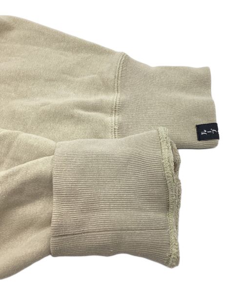 MHL（エムエイチエル）MHL (エムエイチエル) LOOPWHEELER (ループウィラー) LIGHT LOOPBACK COTTON CN / ライトループバックコットンクルーネック　スウェット ベージュ サイズ:Lの古着・服飾アイテム