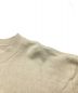 中古・古着 MHL (エムエイチエル) LOOPWHEELER (ループウィラー) LIGHT LOOPBACK COTTON CN / ライトループバックコットンクルーネック　スウェット ベージュ サイズ:L：7000円
