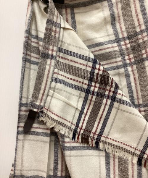 O'NEIL OF DUBLIN（オニールオブダブリン）O'NEIL OF DUBLIN (オニールオブダブリン) ラップスカート ベージュ サイズ:Lの古着・服飾アイテム