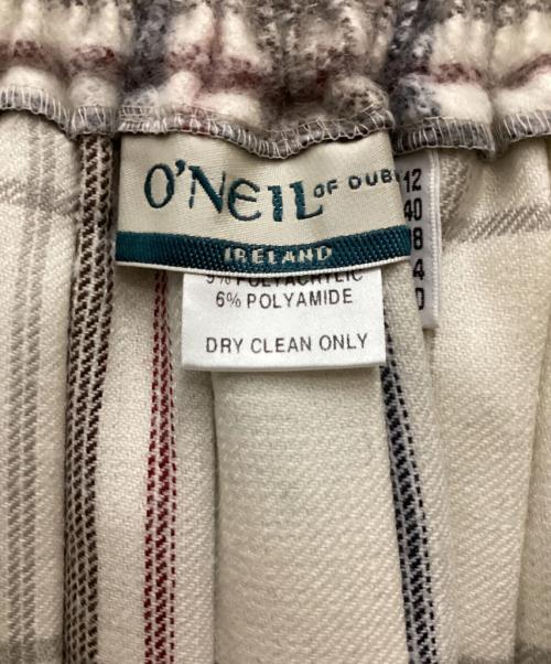 O'NEIL OF DUBLIN（オニールオブダブリン）O'NEIL OF DUBLIN (オニールオブダブリン) ラップスカート ベージュ サイズ:Lの古着・服飾アイテム