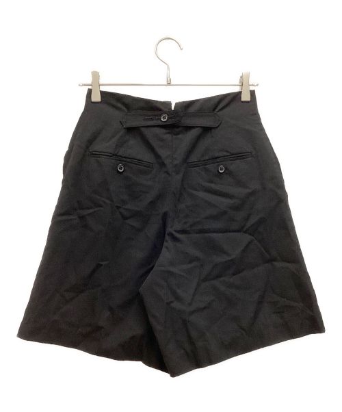 rito structure（リト ストラクチャー）rito structure (リト ストラクチャー) サマーウールショートパンツ　ハーフパンツ　ショーツ　タック ブラック サイズ:1の古着・服飾アイテム