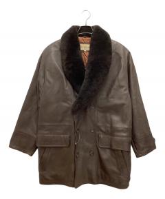 中古・古着通販】Canterbury (カンタベリー) ムートンコート ブラウン