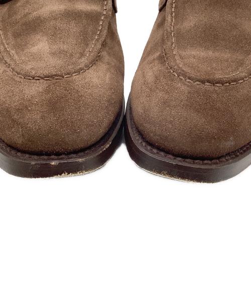 Santoni（サントーニ）Santoni (サントーニ) スウェードローファー ブラウン サイズ:7の古着・服飾アイテム