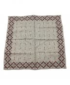 BRUNELLO CUCINELLIブルネロクチネリ）の古着「シルクコットン総柄ポケットチーフ　ドット」｜ベージュ