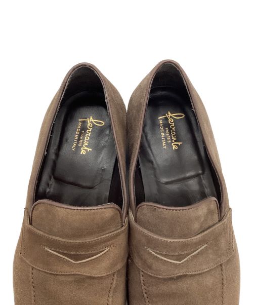 Ferrante（フェランテ）Ferrante (フェランテ) スウェードローファー ブラウン サイズ:7 1/2の古着・服飾アイテム