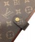 中古・古着 LOUIS VUITTON (ルイ ヴィトン) 手帳カバー　モノグラム　アジェンダPM ブラウン：11000円