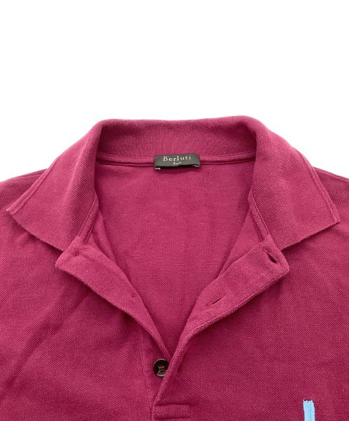Berluti（ベルルッティ）Berluti (ベルルッティ) 刺繍ポロシャツ ボルドー サイズ:R48の古着・服飾アイテム
