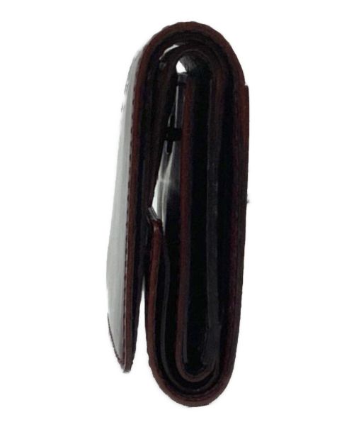 GANZO（ガンゾ）GANZO (ガンゾ) クロスマチ三つ折り財布　コードバン バーガンディーの古着・服飾アイテム