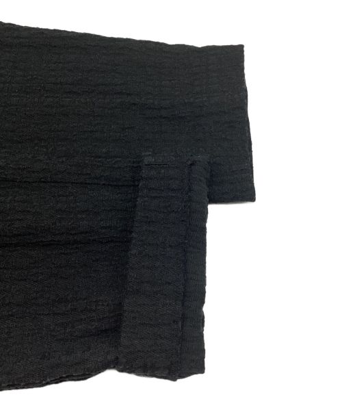 BEARDSLEY（ビアズリー）BEARDSLEY (ビアズリー) ふくれジャガードパンツ　テーパード ブラック サイズ:Fの古着・服飾アイテム