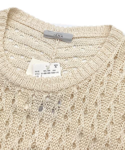 IENA（イエナ）IENA (イエナ) シルクリネンローゲージプルオーバー アイボリー サイズ:FREEの古着・服飾アイテム