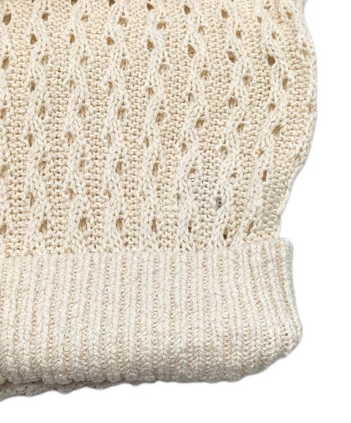 IENA（イエナ）IENA (イエナ) シルクリネンローゲージプルオーバー アイボリー サイズ:FREEの古着・服飾アイテム